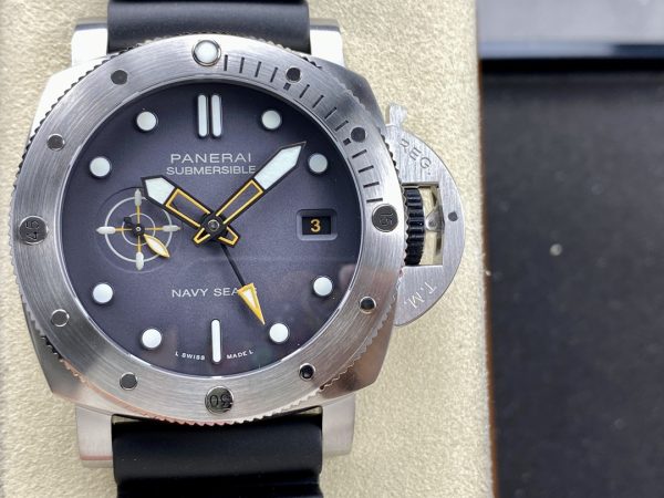 VSファクトリー製 パネライ サブマーシブル「ネイビーシールズ」44mm PAM01323 1:1スーパークローン - カスタム丹東P.900ムーブメント搭載