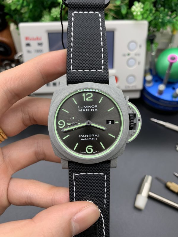 VSファクトリー製 パネライ ルミノール マリーナ フィブラテック 44mm PAM01119「70周年記念」1:1スーパークローン - 丹東P.9010ムーブメント搭載