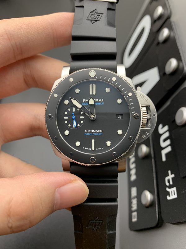 VSファクトリー製 パネライ サブマーシブル 42mm ブラック セラミックベゼル PAM00683 1:1スーパークローン - 丹東P.900ムーブメント搭載