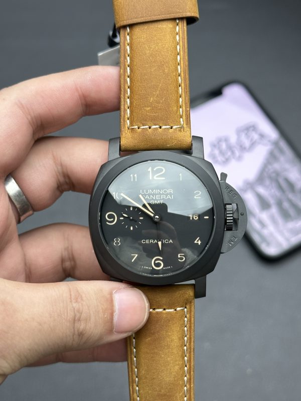 VSファクトリー製 パネライ ルミノール 1950 GMT セラミカ 44mm PAM00441 1:1スーパークローン - 丹東P.9001ムーブメント搭載