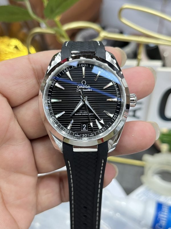 VSファクトリー製 オメガ シーマスター アクアテラ 150M 41mm ブラック文字盤 Black ラバーストラップ (220.12.41.21.01.001) 1:1スーパークローン - 丹東8900 ムーブメント搭載