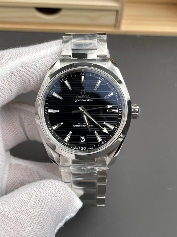 VSファクトリー製 オメガ シーマスター アクアテラ 150M 41mm ブラック文字盤 スチール Bracelet (220.10.41.21.01.001) 1:1スーパークローン - 丹東8900 ムーブメント搭載