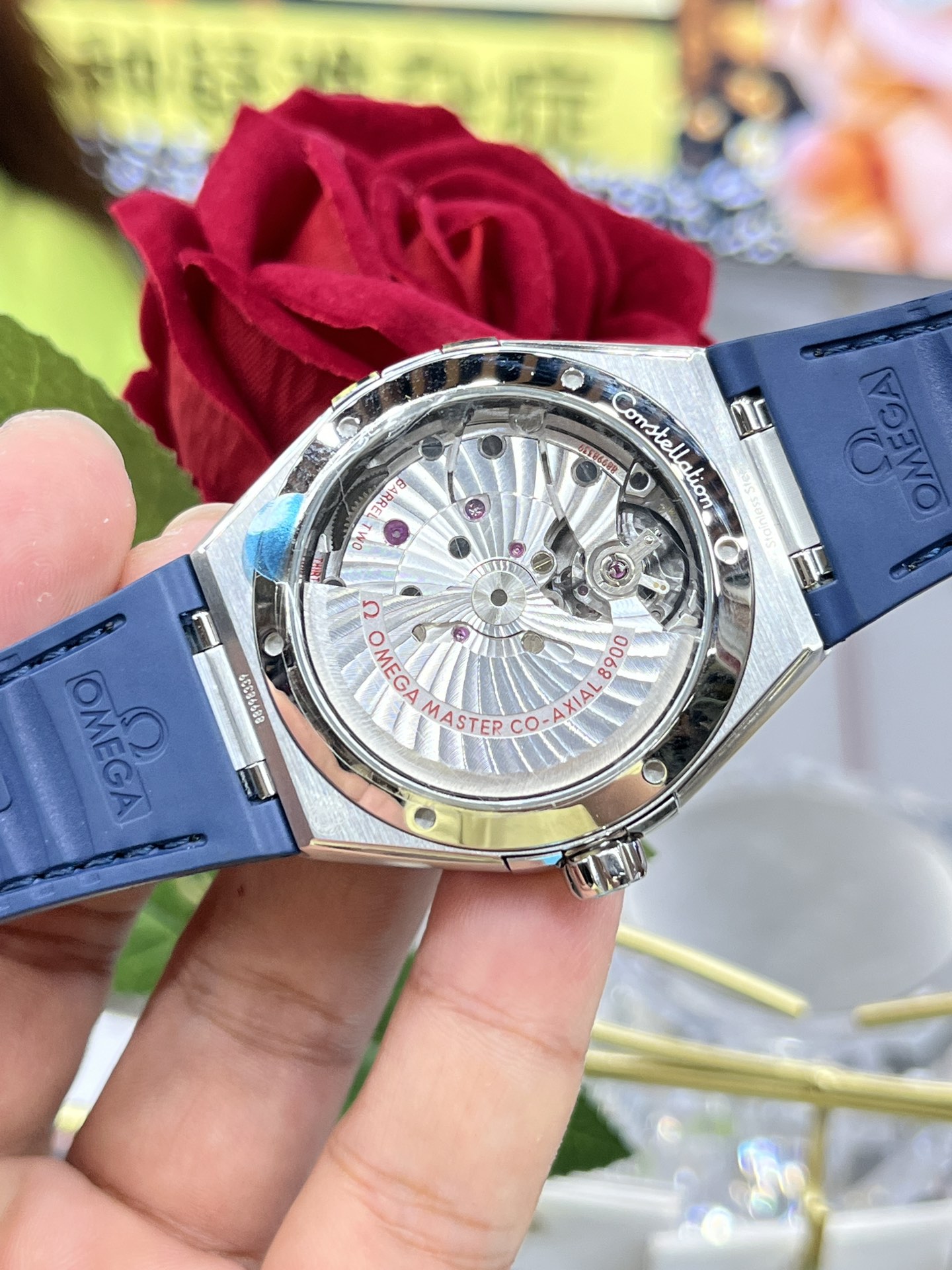 VSファクトリー製 オメガ コンステレーション 41mm ブルー文字盤