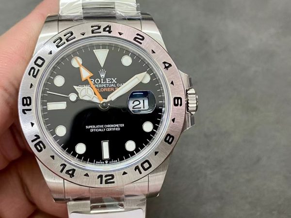 VSファクトリー製 ロレックス エクスプローラーII 42mm ブラック (226570) 1:1スーパークローン - 丹東3285ムーブメント搭載